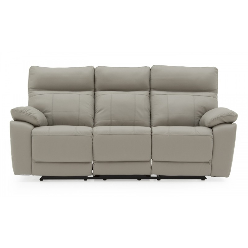 VL Positano 3 Seater Recliner - Light Grey (Nett)